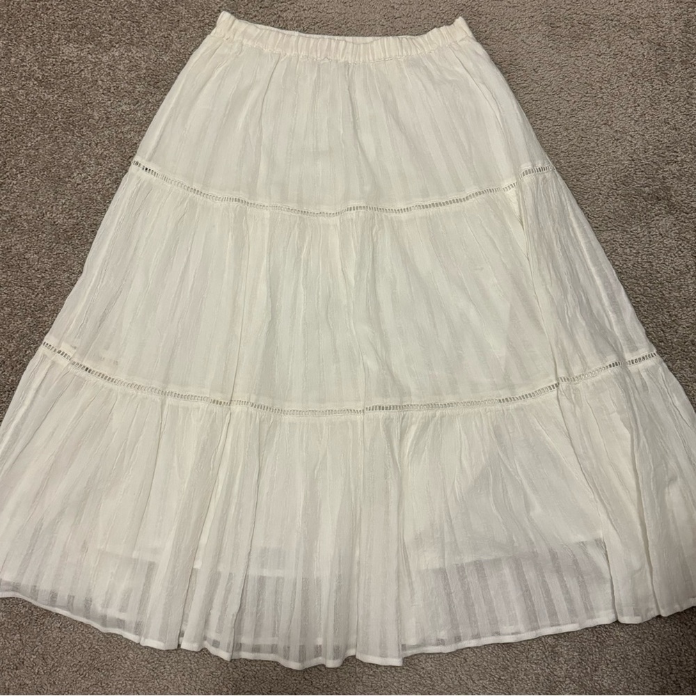 NWOT Anthropologie Saturday Sunday Melissa Gauze Skirt Size Small